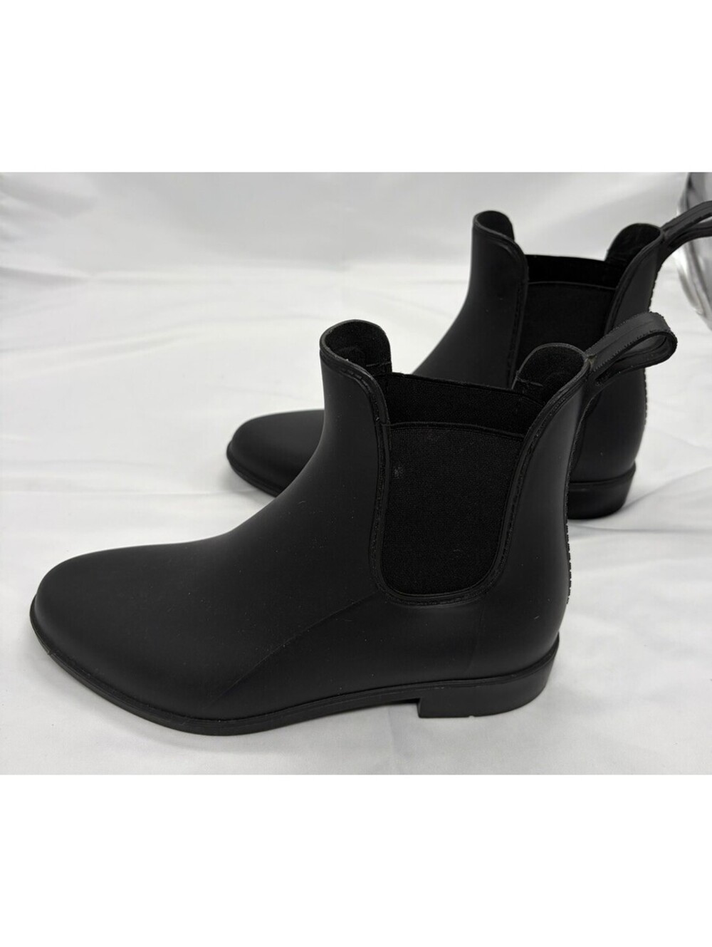 Capelli New York womens black pull on Rubber Rain Garden boots size 7